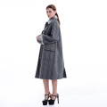 New model cashmere overcoat with plush