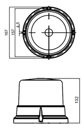 LED Flash Warning Light