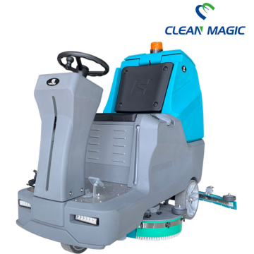 Cleaning equipment ride-on floor scrubber