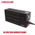 40 port carregador USB Carregamento de fone de ouvido Bluetooth