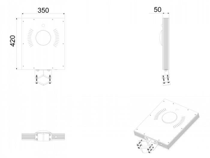 15W LED solar street light