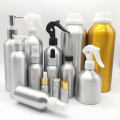 Recyclable Food Grade Aluminum Cosmetic Bottle Lotion Pump