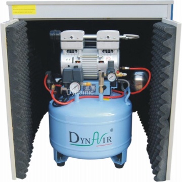 Silent Oilless Air Compressor with Air Dryer and Silent Cabinet
