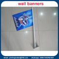 Custom Wall Mounted Shop Front Flags With Pole