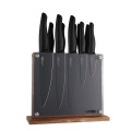 12 PIECE BLACK OXIDE KITCHEN KNIFE SET