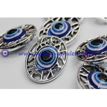 Oval evil eye charm  evil eye beads pendant accessories