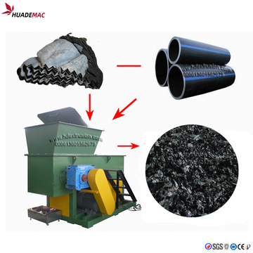 Waste HDPE Pipe Single Shaft Shredder