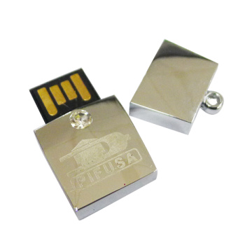 Amostra de memória de unidade flash USB personalizada de metal