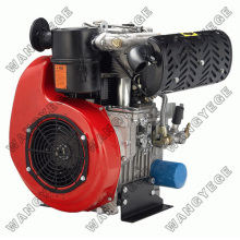 Motor Diesel de 4 tempos com 8.0HP duplo cilindro e acionador de partida elétrico