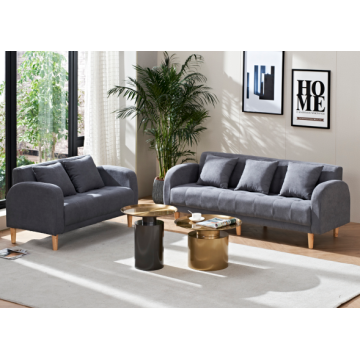 Moderne Holzbeine Wohnzimmer Möbel Stoff Sofa