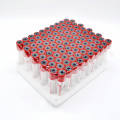 Red non activator vacuum blood collection plain tube