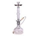 Klarglas-Shisha mit Glasfuss Birne