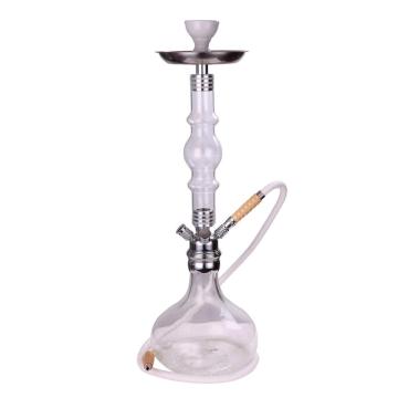 Cachimbo de vidro transparente com haste do bulbo de vidro