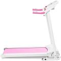 5 Speed Treadmill w/ Water Bottle Holder, Media Shelf (Pink)