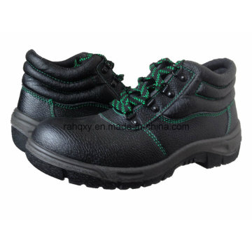 Basic Embossed Leather Safety Shoe (HQ602)