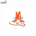 Construction Safety Harness with Rope Lanyard