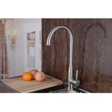 Single Handle Goose Neck Stainelss Steel Kitchen Faucet Kitchen (HS15007)
