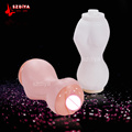 Venta al por mayor masturbación taza anal vagina silicona sexo masculino juguetes (dyast402)