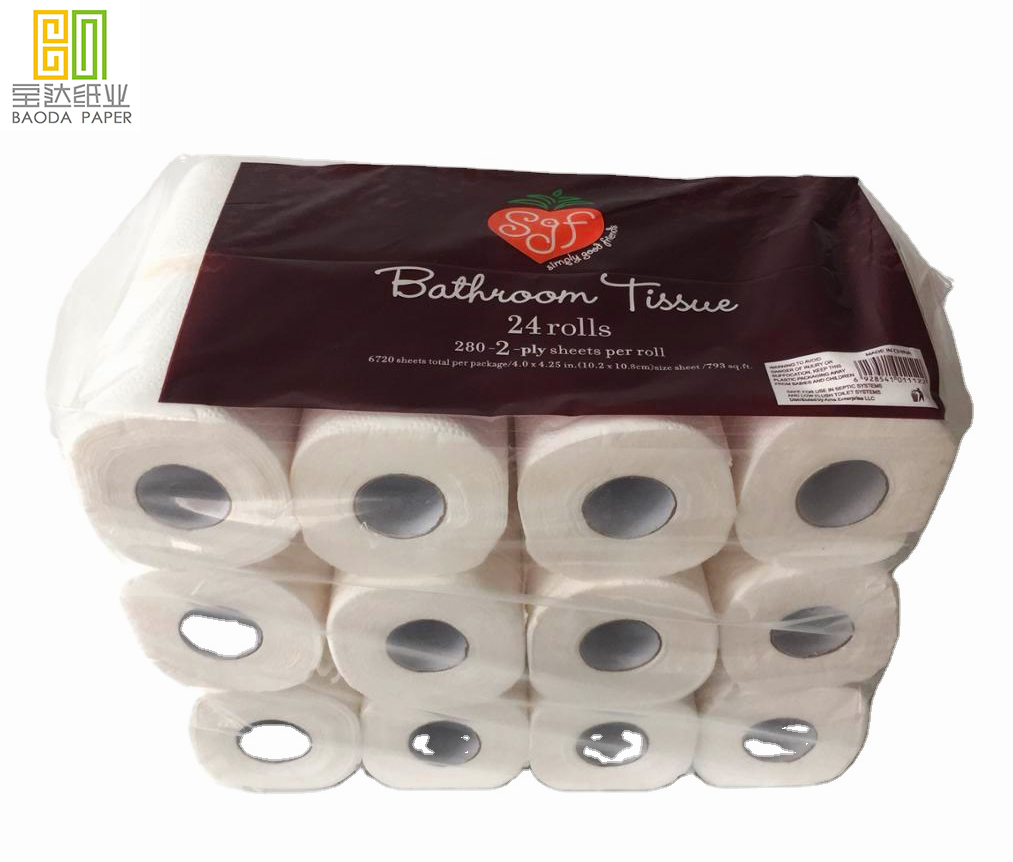 24 rolls toilet paper