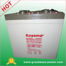 Hohe Kapazität 1500ah 2V Solarenergie Energie Deep Cycle Gel Batterie