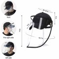 Face Shield Hat Splash Protective Anti Spitting Mask