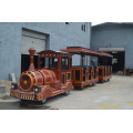 Electric antique trackless train