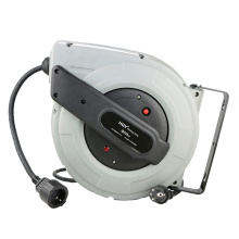 A18 portable 25M garage industrial use electric retractable power cord reel extension cable reel