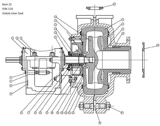 Volute Liner Seal