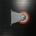 Rodízio pequeno material do PVC do giro rígido de 1,5 polegadas