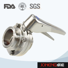 Stainless Steel Handle Clamped Sanitary Butterfly Valve (JN-BV2003)