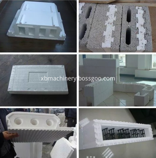 Expandable polystyrene machine applicaction in buidling