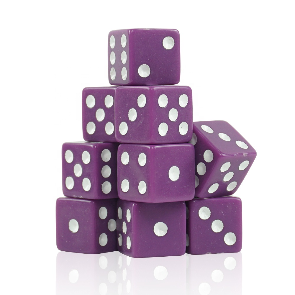 Quality Acrylic Game Dice Purple