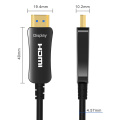 Câble HDMI à fibre optique 1-100m