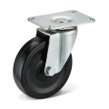 The Black Rubber hot sales Caster Wheels