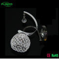 One Lamp Crystal and Iron Wall Lamp for Europe Market Project