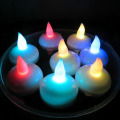 Color floating led candle for wedding decoration