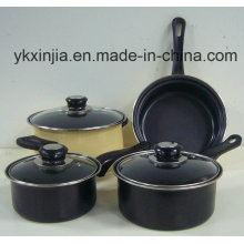 7PCS Carbon Steel Non-Stick Coating Kitchenware Set