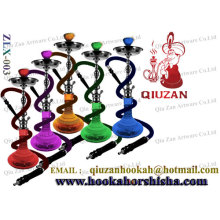 Fashion Designing Big Colored Translucent Heavy Shaft Water Hookah