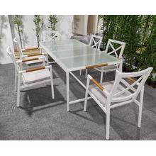 2020 patio furniture powder coated dining table