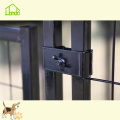 Black Welded Outdoor Rustproof Large Dog Kennel