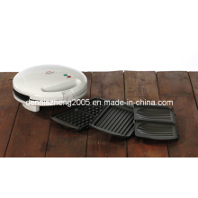 2- Slice Sandwich Maker with Detachable Cooking Plates