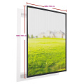 Aluminum fix window screen with fiberglass screen