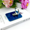 Mobile Phone Ring Holder Washable Reusable 3M Adhesive Metal Finger Grip 180° Flipping Vertically