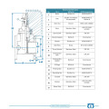 Valve de porte résiliente Awwa C515