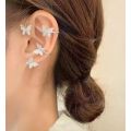 butterfly ear bone clip female metal earrings