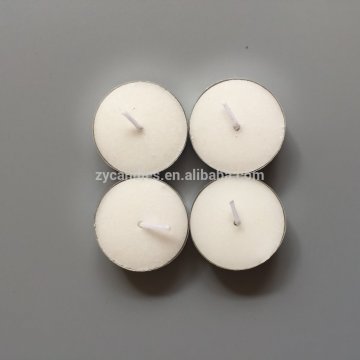 Мини Круглая прозрачная чашка Белые свечи Tealight