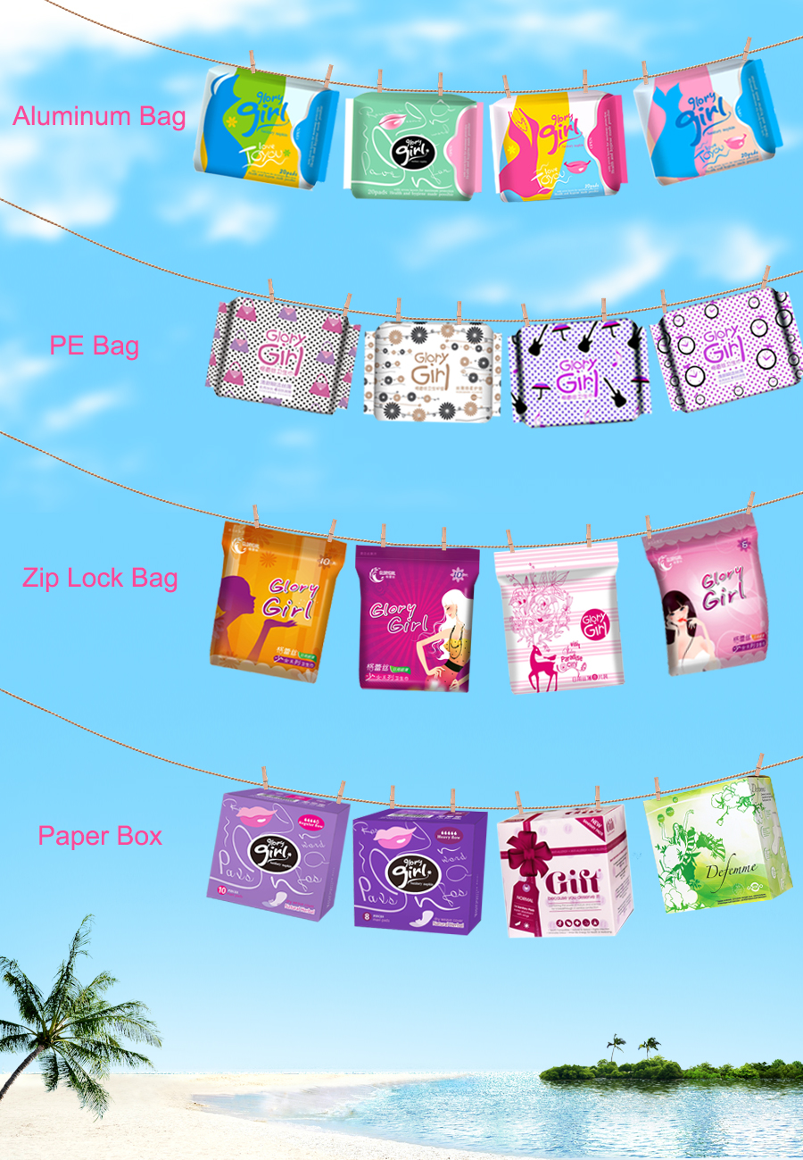 Disposable extra long panty liners herbal