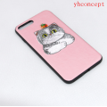 Capas para telefones celulares com bordado patch Flower TPU Unbreak