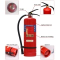 Portable 6kg dry powder fire extinguisher emergency