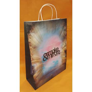 Christmas Color Printed Portable Paper Bag